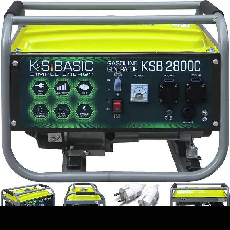 Agregat prądotwórczy benzynowy KSB 2800C 2,8 kW 230V Könner & Söhnen KS Premium