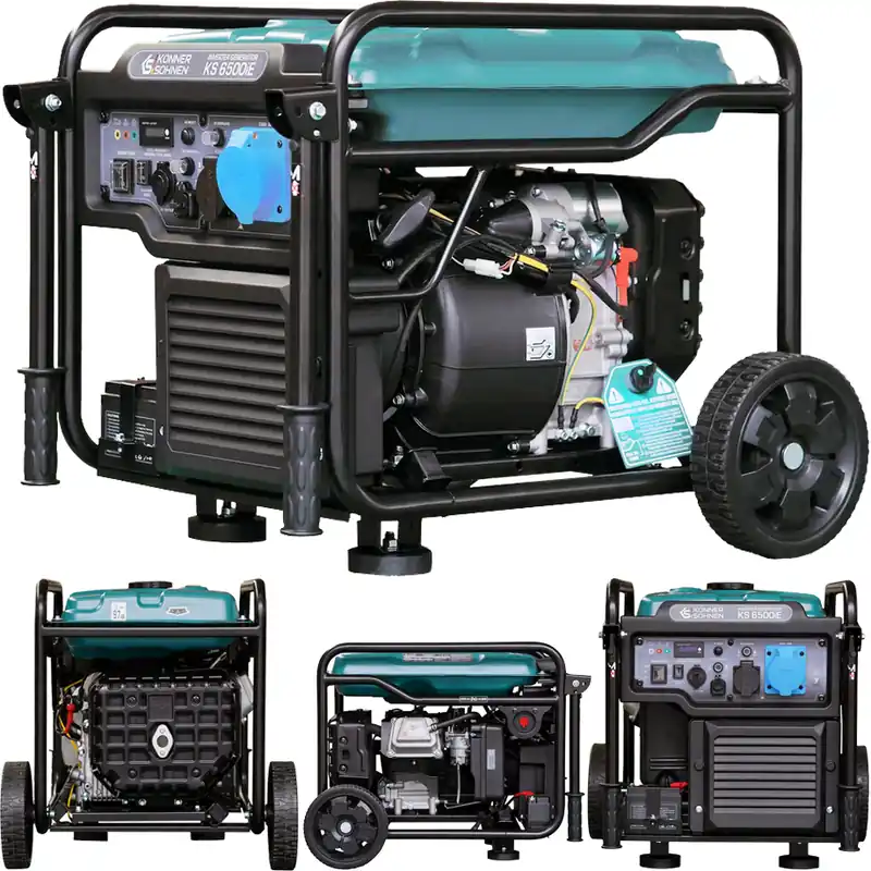 Bezpieczne zakupy Agregat prądotwórczy generator prądu benzyna inwenterowy KS6500IE 230V Könner&Söhnen