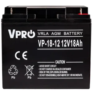 Sprawdź teraz Akumulator AGM VRLA V-PRO 12V 18Ah Bezobsługowy VOLT POLSKA