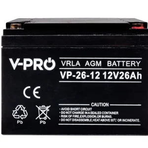 Darmowy zwrot Akumulator AGM VRLA V-PRO 12V 26Ah Bezobsługowy VOLT POLSKA