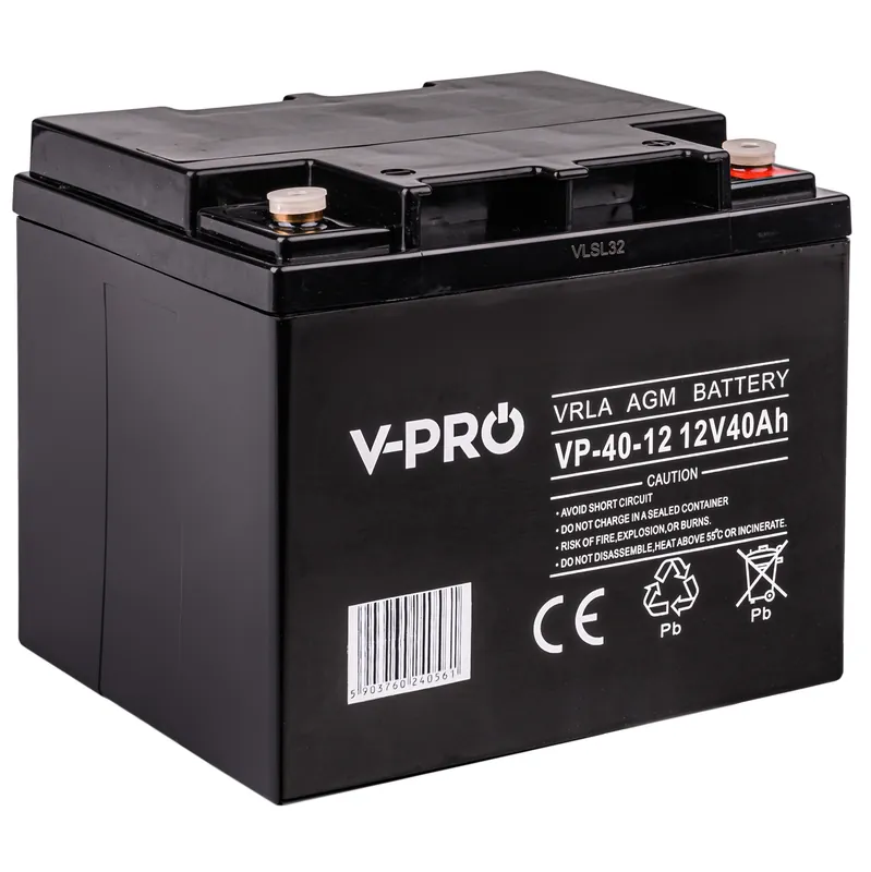 Akumulator AGM VRLA V-PRO 12V 40Ah Bezobsługowy VOLT POLSKA Najlepsza cena