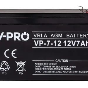 Tylko do końca tygodnia Akumulator AGM VRLA V-PRO 12V 7Ah Bezobsługowy VOLT POLSKA