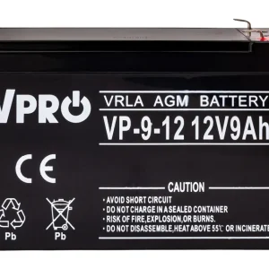 Obniżka ceny Akumulator AGM VRLA V-PRO 12V 9Ah Bezobsługowy VOLT POLSKA