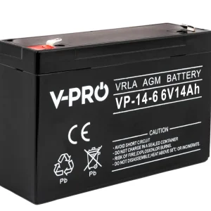 Akumulator AGM VRLA V-PRO 6V 14Ah Bezobsługowy VOLT POLSKA Łatwy zwrot