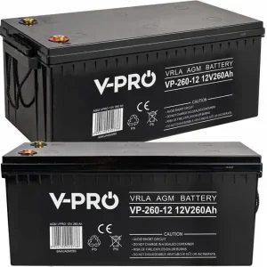 Akumulator bezobsługowy agm do ups pieca kampera jacht mocny 12V 260Ah VPROVOLT POLSKA Wybór klientów