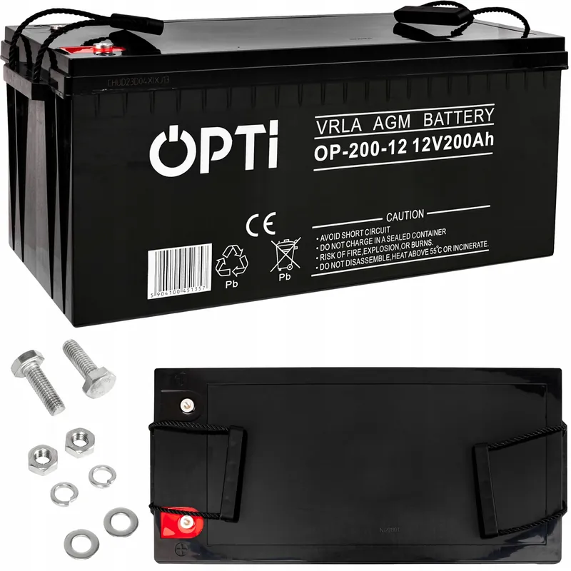 Akumulator bezobługowy agm do ups kampera zasilanie awaryjne 12V 200Ah VOLT POLSKA Zniżka
