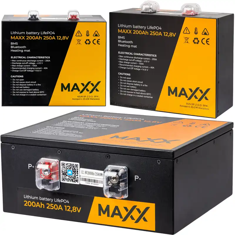 Bezpieczne zakupy Akumulator LiFePo4 BMS do łodzi kampera paneli mata grzewcza 200Ah 250A 12V BMS 4SUN