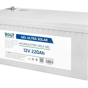Akumulator żelowy głębokiego rozładowania 12V 220Ah GEL ULTRA SOLAR VOLT POLSKA Cena promocyjna