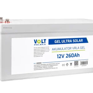 Akumulator żelowy głębokiego rozładowania 12V 260Ah GEL ULTRA SOLAR VOLT POLSKA Tani