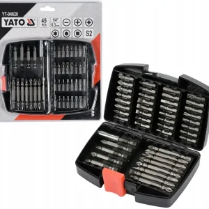 Bity zestaw końcówek śrubokrętowych tox ph pz 45el YATO Wysoka jakość