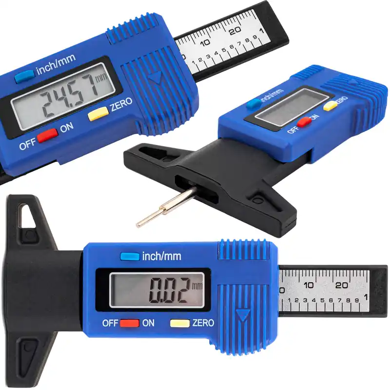 Cyfrowy miernik wysokości bieżnika do opon LCD MAR-POL Ograniczona ilość