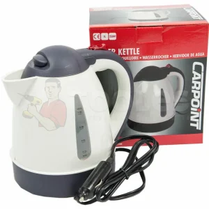 Oferta limitowana Czajnik samochodowy do Auta i TIRa 1L Płyta grzewcza 12V CARPOINT