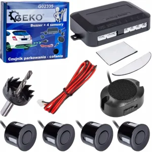 Czujniki 4x czujnik parkowania cofania parktronic buzzer GEKO Tylko do końca tygodnia