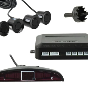 Czujniki parkowania/cofania LCD 4 sensory parktronic GEKO Tylko dziś