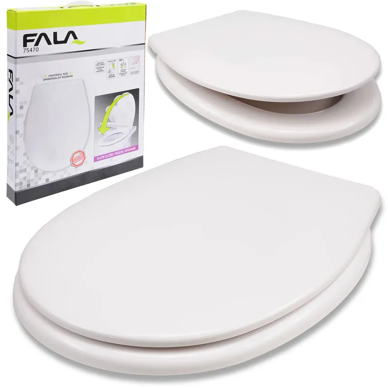 Zniżka Deska WC wolnoopadająca sedesowa twarda wypinana klik-klak FALA