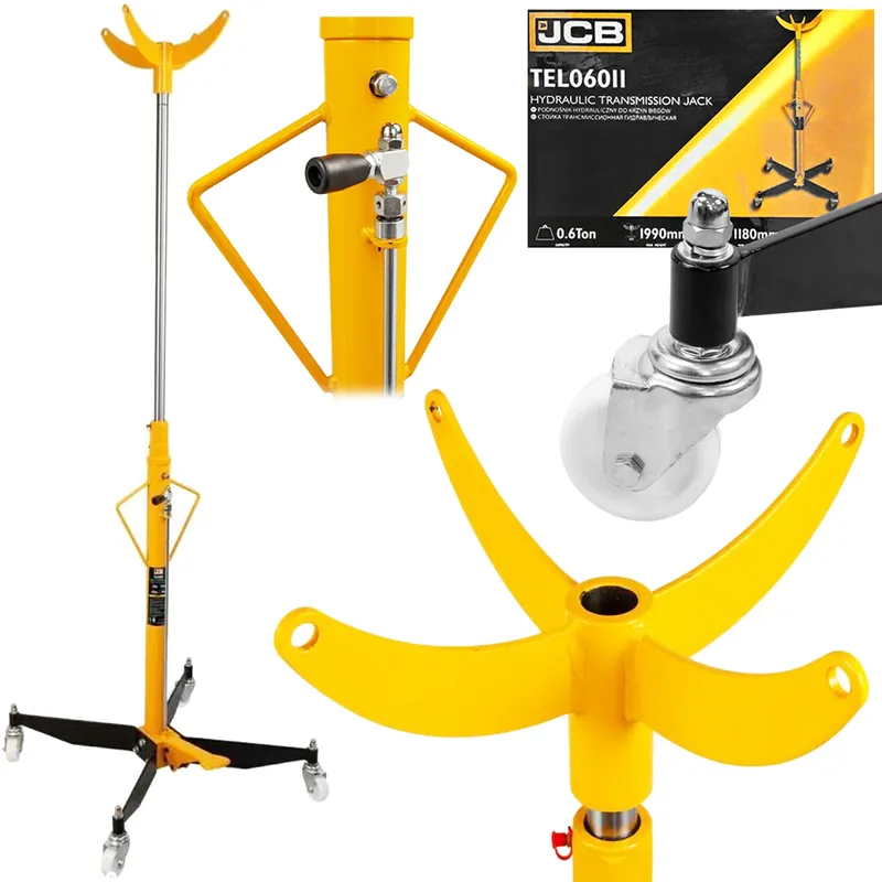 Dociskacz skrzyni biegów podnośnik słupkowy solidny hydrauliczny 600kg JCB Najlepsza cena