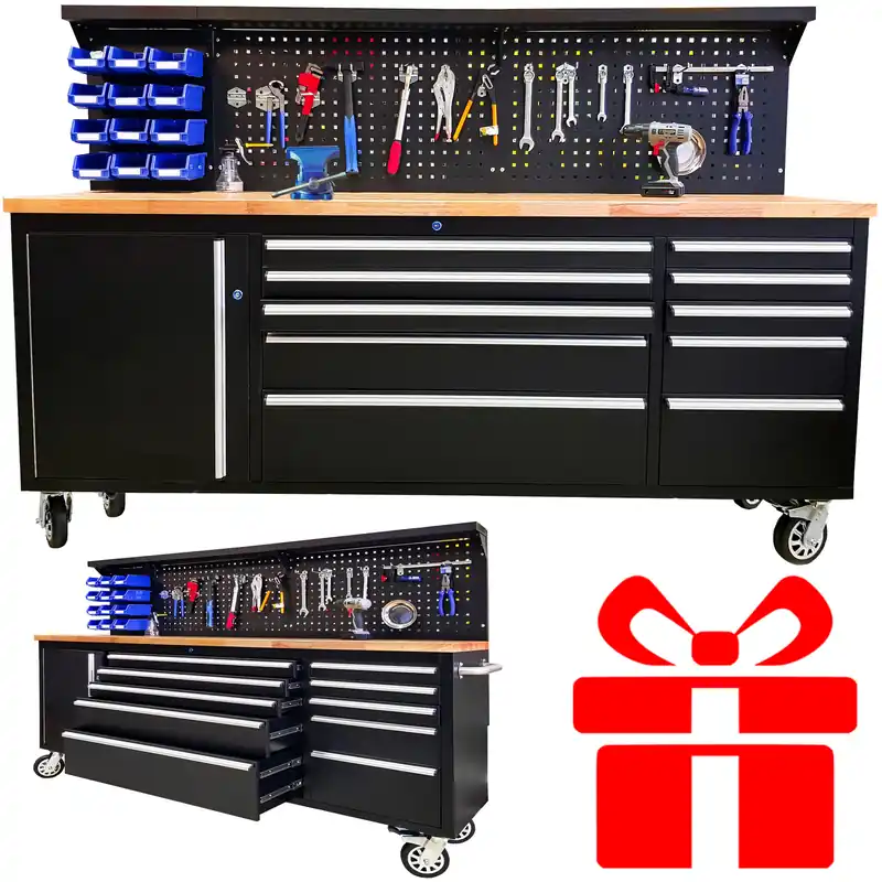 Hit cenowy Duży Stół Wózek warsztatowy szafka narzędziowa XXL +grzejnik WIFI GRATIS