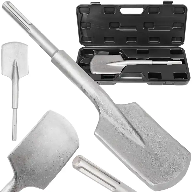 Dłuto łopata do betonu sds max przecinak do żużlu cementu walizka 110×410 FALON-TECH Ostatnia szansa