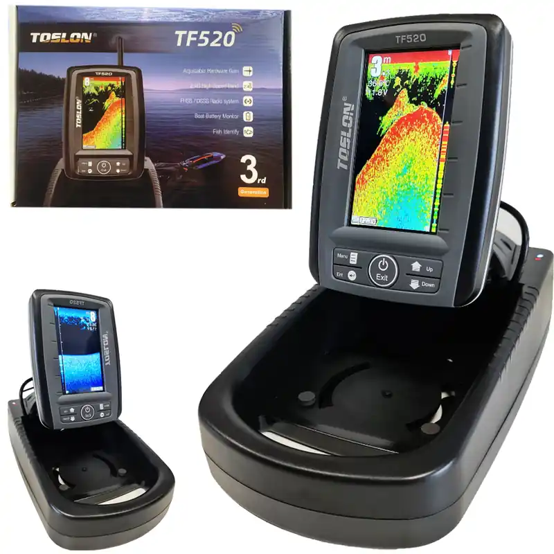Echosonda wędkarska do łódki zanętowej TF520 TOSLON Darmowy zwrot