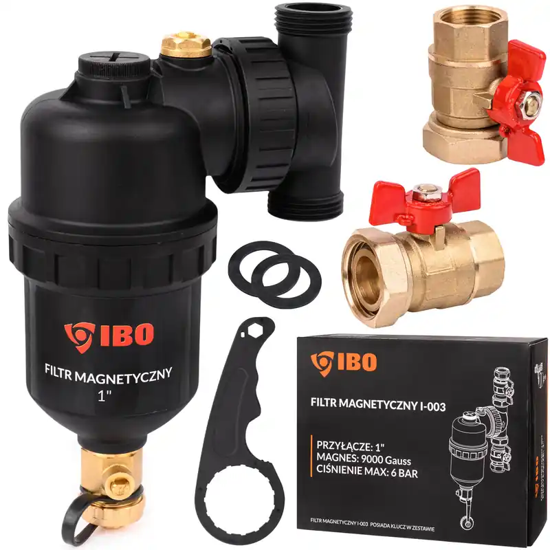 Filtr magnetyczny separator zanieczyszczeń I-003 1" IBO Bezpieczna płatność