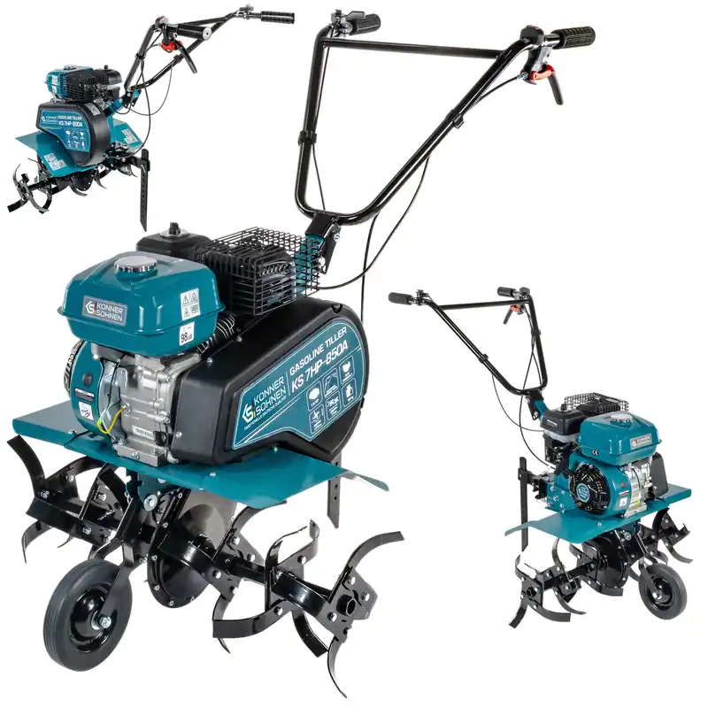 Tylko do końca tygodnia Glebogryzarka kultywator spalinowy KS 7HP-850A 7km 77cm Könner & Söhnen KS