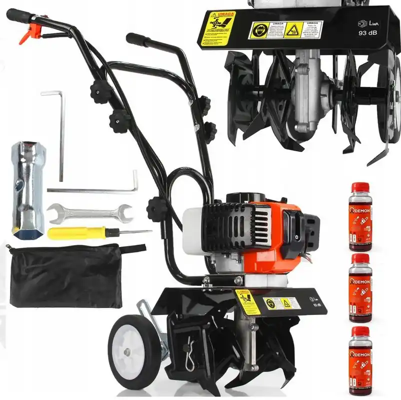 Nie przegap Glebogryzarka spalinowa kultywator ziemi 30 cm +olej DEMON