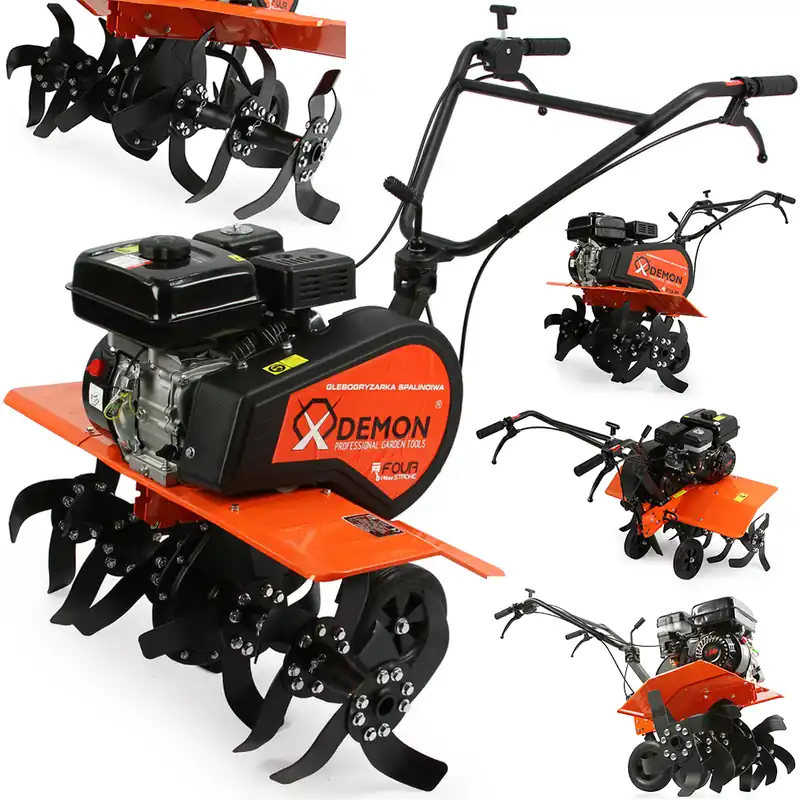 Najlepsza cena Glebogryzarka spalinowa potężna kultywator do ziemi 85 cm 7.0 KM DEMON