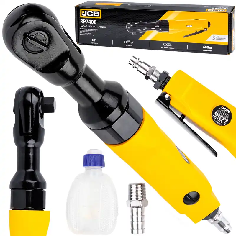 Zamów dziś Grzechotka nasadowa pneumatyczna 1/2" klucz kątowy do kompresora 68Nm JCB