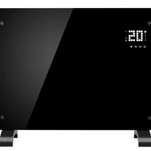 Grzejnik elektryczny TERMOGLASS PRO SMART 2000W - sterowanie Wi-Fi CZARNY VOLT POLSKA Wysoka jakość