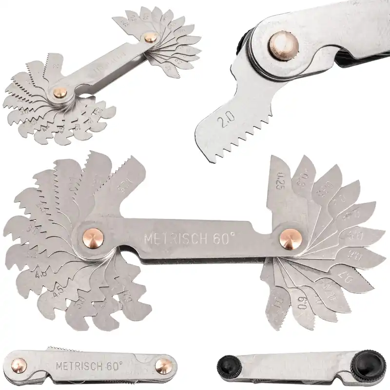 Gwintomierz miernik gwintu wzornik grzebień 0,25-6mm 24 el FALON-TECH Zamów teraz