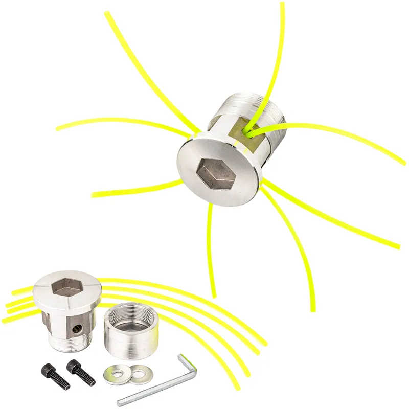 Tylko do końca tygodnia Głowica do kosy spalinowej podkaszarki aluminiowa 4 - żyłkowa szpula żyłka