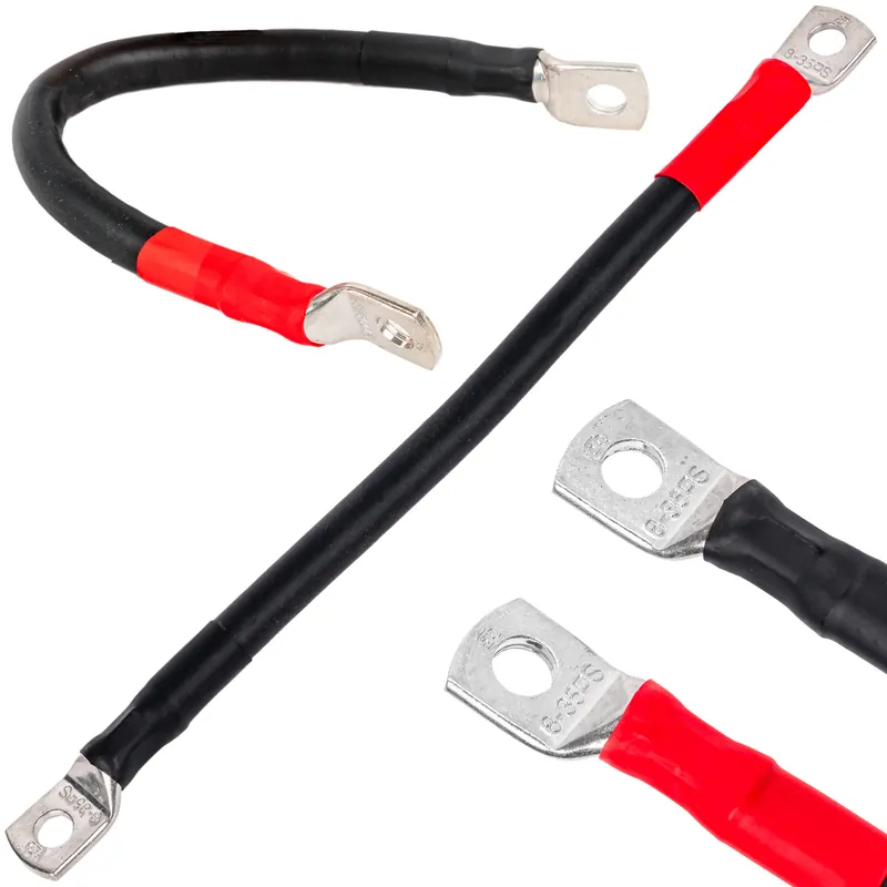 Kup online Kabel przewód do łączenia akumulatorów agm żelowe 35mm2 27cm VOLT POLSKA