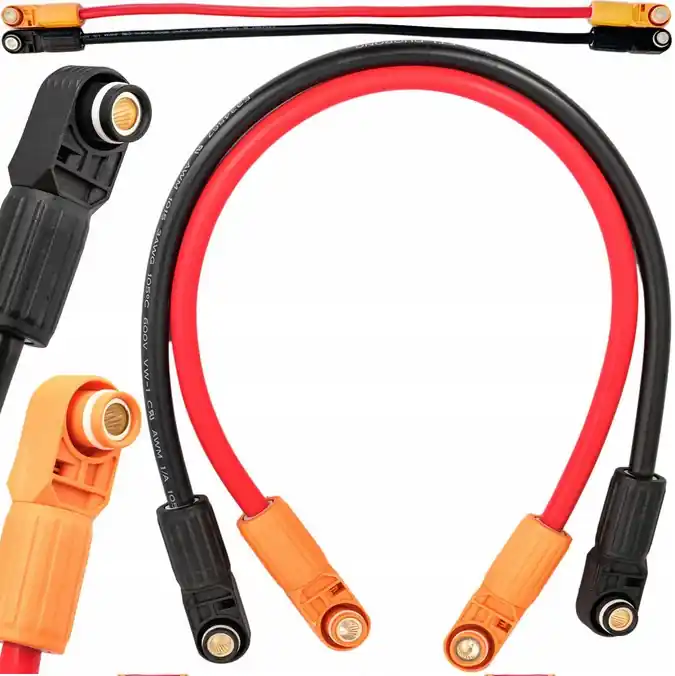 Kabel przewód do łączenia magazynów energii komplet para 2 sztuk VOLT POLSKA Obniżka ceny