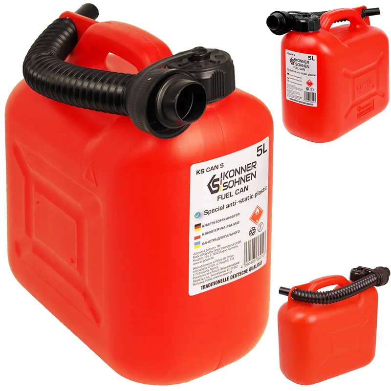 Kanister pojemnik na benzynę paliwo atestowany 5L Könner&Söhnen KS Ekspresowa dostawa