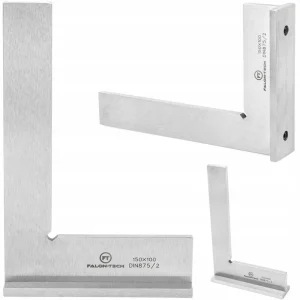 Kątownik ślusarski ze stopką 90° stalowy z podstawą płaski 150x100 mm FALON-TECH Super okazja