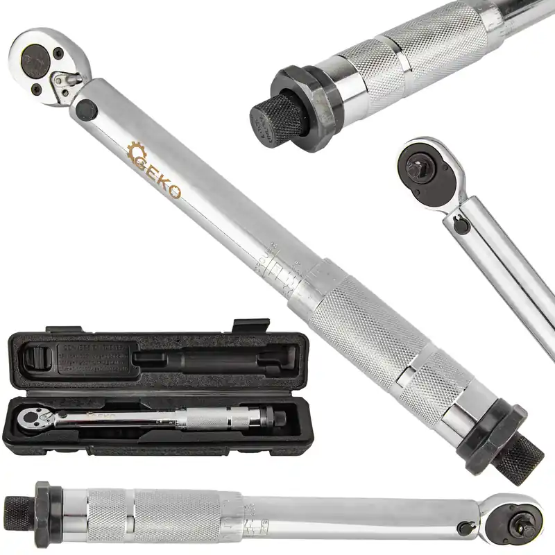 Dostępne od ręki Klucz dynamometryczny 1/4" 280 mm 5-25 Nm GEKO PROFI