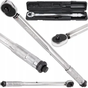 Ostatnie sztuki Klucz dynamometryczny do kół 1/2" 28-210 Nm chrom blokada grzechotka etui FORSAGE