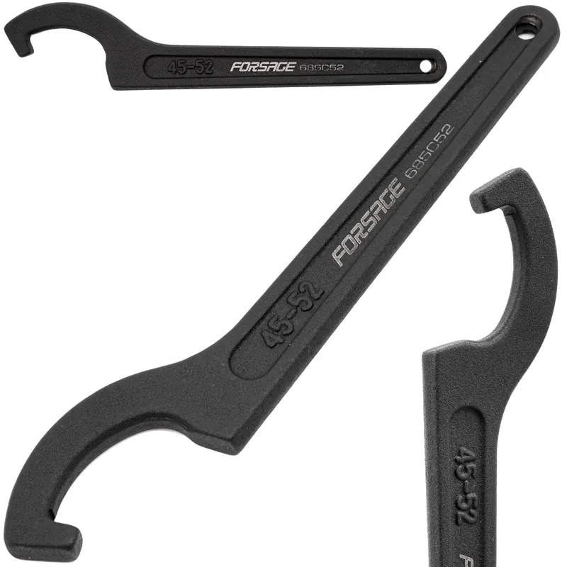 Klucz hakowy z noskiem do nakrętek RF - 45-52 mm FORSAGE Premium