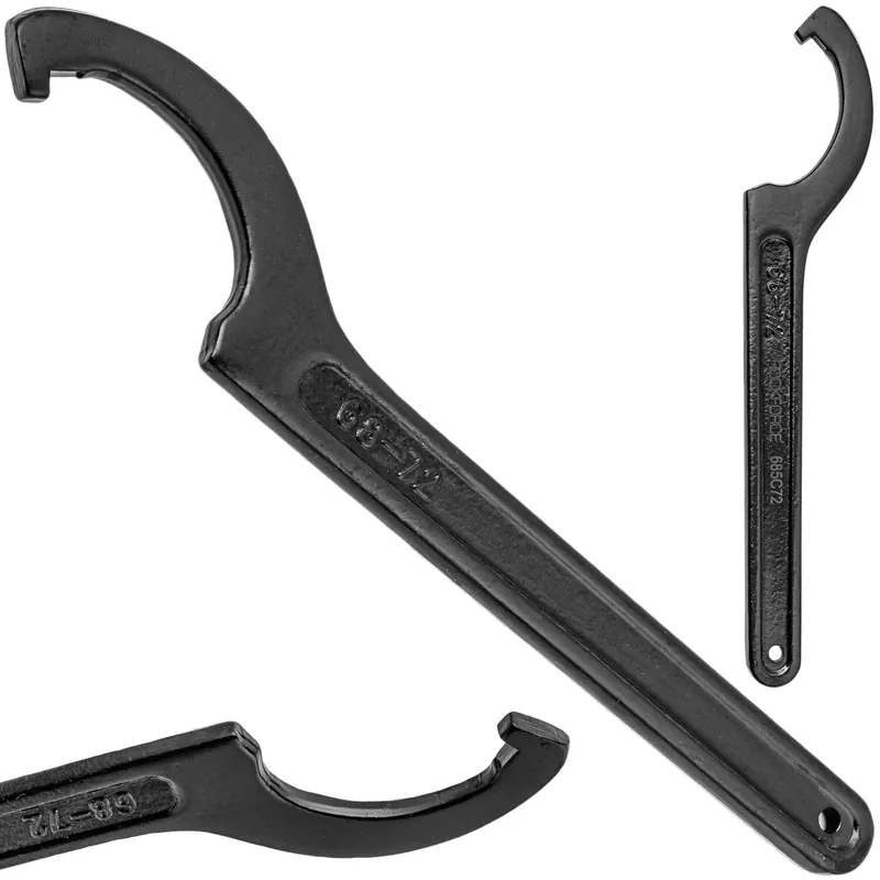 Oferta czasowa Klucz hakowy z noskiem pazurem nastawny do nakrętek 68-72 mm FORSAGE
