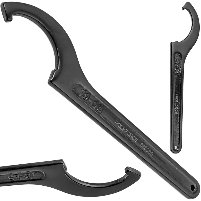 Do wyczerpania zapasów Klucz hakowy z noskiem pazurem nastawny do nakrętek 78-85 mm FORSAGE