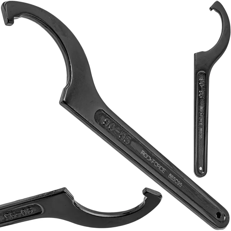 Ekspresowa dostawa Klucz hakowy z noskiem pazurem nastawny do nakrętek 90-95 mm FORSAGE