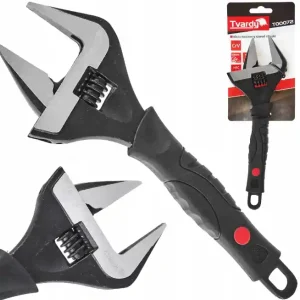 Do wyczerpania zapasów Klucz nastawny szwedzki szwed szeroki regulowany CrV 10" 0-50 mm TVARDY GEKO