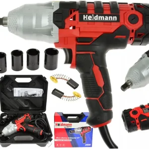 Klucz udarowy elektryczny 1/2''2000w + nasadki GEKO Wyprzedaż