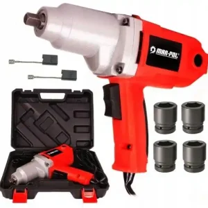 Klucz udarowy elektryczny 1/2''2000w + nasadki MAR-POL Popularny
