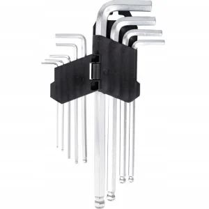 Oferta Klucze imbusowe imbus z kulką 1,5-10 mm CRV 9 sztuk SILVER