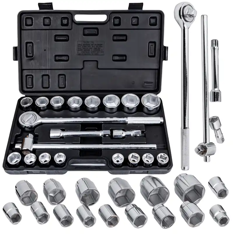 Rabat Klucze nasadowe do TIR-ów, maszyn rolniczych 3/4" 21 sztuk WMC