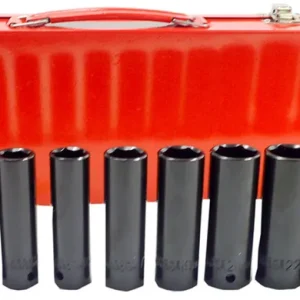 Nie przegap Klucze Nasadowe Udarowe 1/2 10-30mm Nasadki długie CRV FALON-TECH