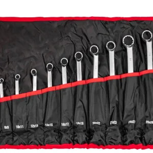 Klucze oczkowe gięte 6-32 mm zestaw kluczy 12 el SILVER Okazja