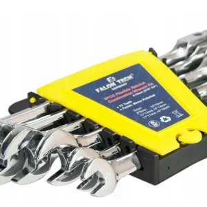 Wybór klientów Klucze płasko oczkowe z grzechotką łamane 8-19 mm 6 sztuk FALON-TECH