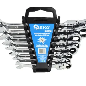 Klucze z grzechotką płasko-oczkowe łamane 8-22 8el GEKO Zamów teraz
